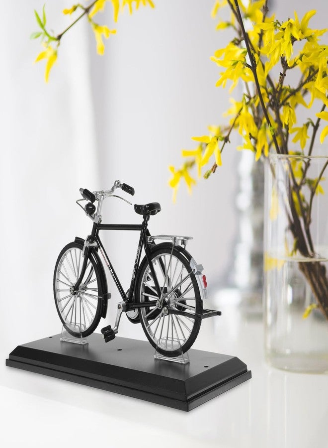 TOPPERFUN Bicycle Model, 8.65x5.11in Mini Bicycle Office Decoration, Home Retro BikeOrnaments, Alloy Vintage Bike Model for Home Bedroom Living Room Office Decoration - Image 1